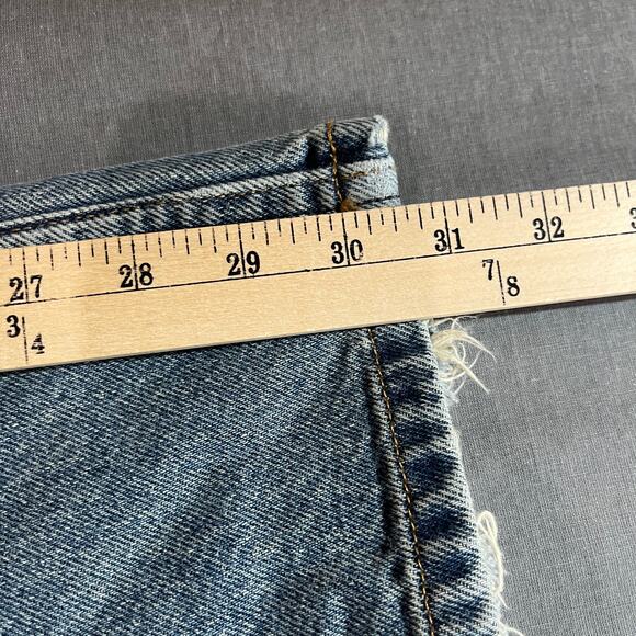 Bullhead Baggy Jeans Mens Size 34X32 Blue Denim Straight Leg Hip Hop Y2K Skater - Picture 9 of 11